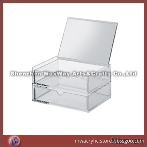 Transparent 2 Tiers Cubical High Grade Drawer Style Acrylic/Perspex Napkin Box/Case